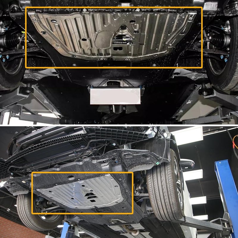 Arfepa for Honda Civic 2016 2017 2018 2019 2020 2021 Engine Splash Guard Under Car Shield Cover Board MPN 74110-TBA-A00 90674-TY2-A01 - Image 5